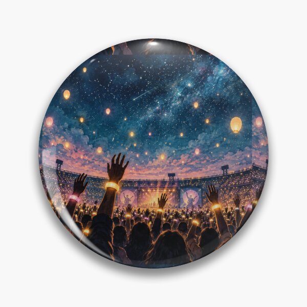 Item preview, Sky Full of Stars Stadium Tour Fan Art – Glowing Wristband Concert Design designed and sold by Fanverse Merchandise.
