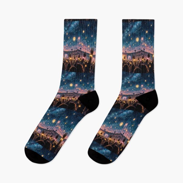Item preview, Sky Full of Stars Stadium Tour Fan Art – Glowing Wristband Concert Design designed and sold by Fanverse Merchandise.