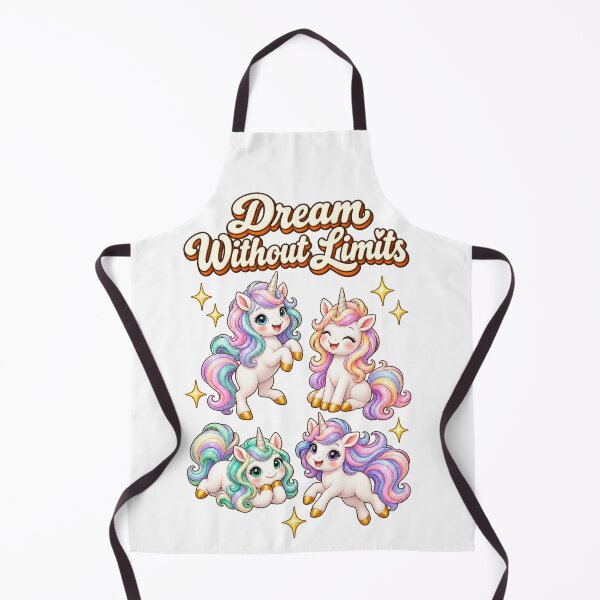 Item preview, Dream Without Limits – Four Unicorns Fantasy Cartoon Design designed and sold by Cartoon art with a purpose ❤️ Supporting Althea’s friends .
