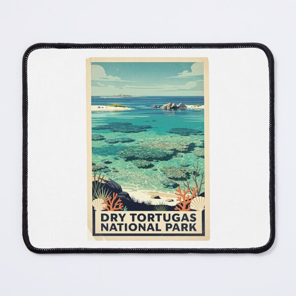 Item preview, Dry Tortugas National Park Vintage Travel Art designed and sold by Teelogic.