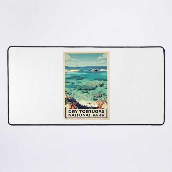 Item preview, Dry Tortugas National Park Vintage Travel Art designed and sold by Teelogic.