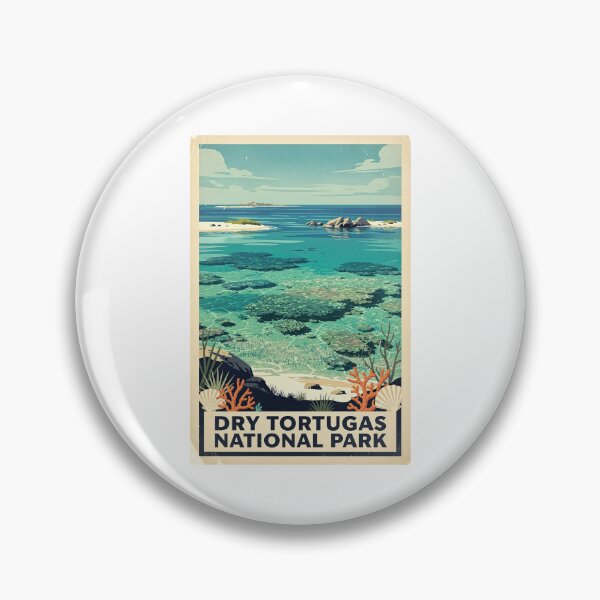 Item preview, Dry Tortugas National Park Vintage Travel Art designed and sold by Teelogic.