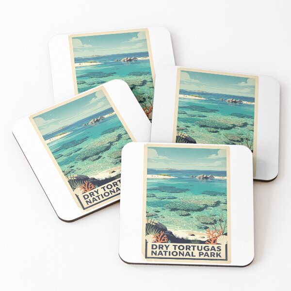 Item preview, Dry Tortugas National Park Vintage Travel Art designed and sold by Teelogic.