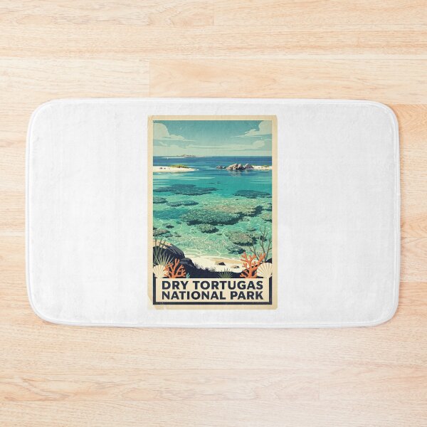 Item preview, Dry Tortugas National Park Vintage Travel Art designed and sold by Teelogic.