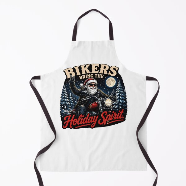 Artikelvorschau, Bikers Bring the Holiday Spirit – Weihnachtsmann Motorrad Weihnachten Biker entworfen und verkauft von SVALANART.