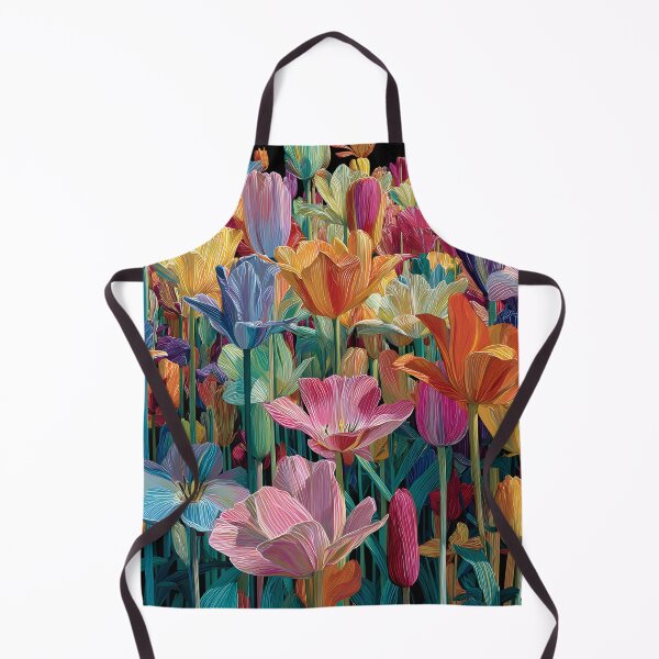 Item preview, Dreamy Tulips Floral Painting Spring Garden Art designed and sold by AutoPopStudio.