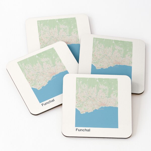 Item preview, Funchal Minimalistic Map Art designed and sold by MapsNerd.