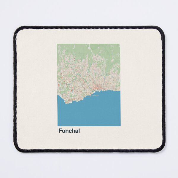 Item preview, Funchal Minimalistic Map Art designed and sold by MapsNerd.