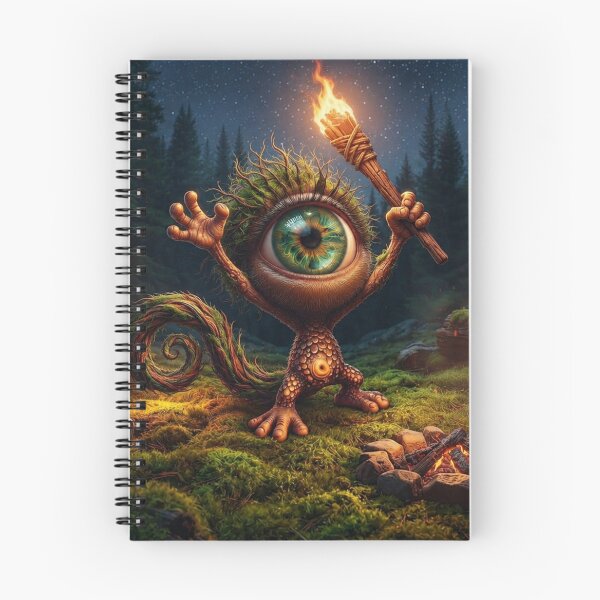 Item preview, One eyed creature camping designed and sold by KingsArtworx 2.