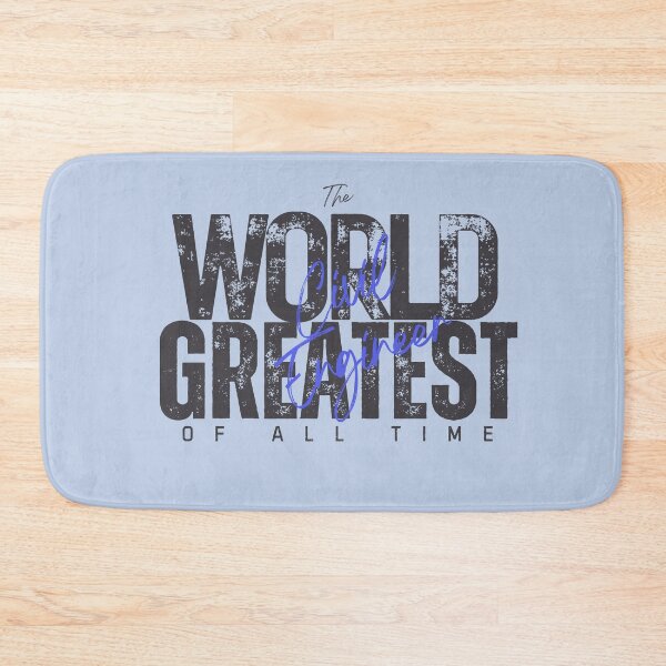 Item preview, World Greatest Civil Engineer - Coworker Last Day  Gift For Women - Trendy Light Blue designed and sold by Doiemacreations.