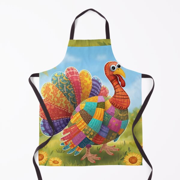 Item preview, Happy Patchwork Turkey: Whimsical Quilted Thanksgiving & Fall Yard Art designed and sold by VibranPalette.