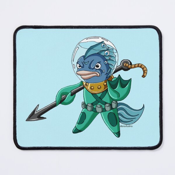 Item preview, Character design "Warrior Fish" designed and sold by daroilustra..