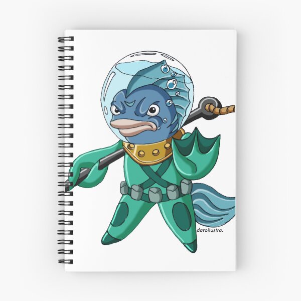Item preview, Character design "Warrior Fish" designed and sold by daroilustra..