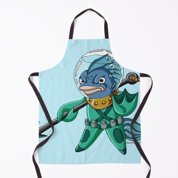 Item preview, Character design "Warrior Fish" designed and sold by daroilustra..