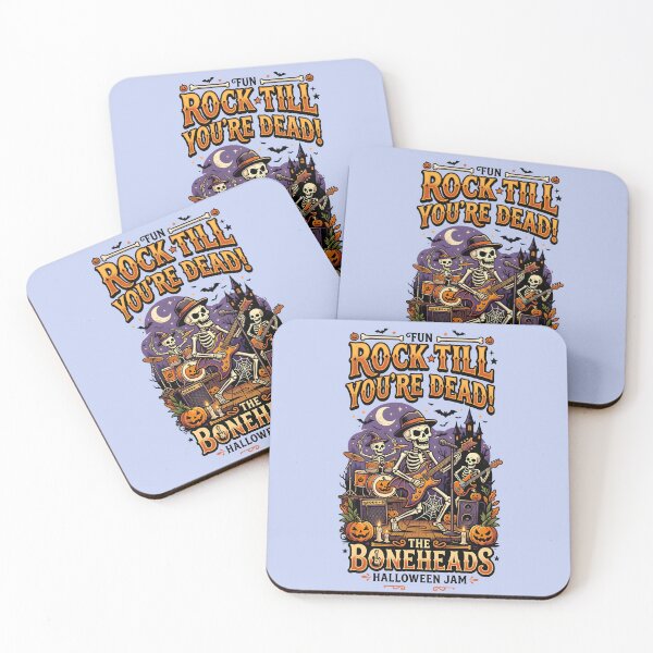 Item preview, Rock till you're dead - Fun Halloween jam designed and sold by ParadoxParadox.