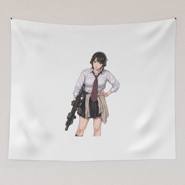 Item preview, Tactical School Girl - Anime Special Ops designed and sold by RAWLIFEGRAPHIC.