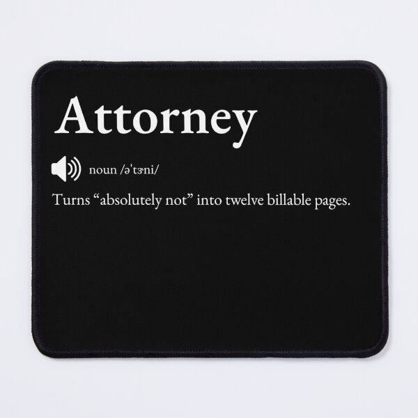 Item preview, Attorney Funny Definition: Gift for Coworker, Friend or Special Someone | Legal Eagle's Courtroom Banter designed and sold by BrooklynRhodes.