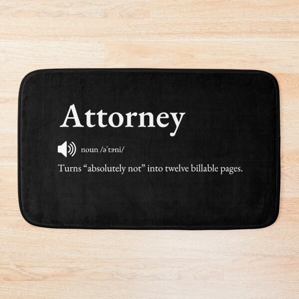 Item preview, Attorney Funny Definition: Gift for Coworker, Friend or Special Someone | Legal Eagle's Courtroom Banter designed and sold by BrooklynRhodes.