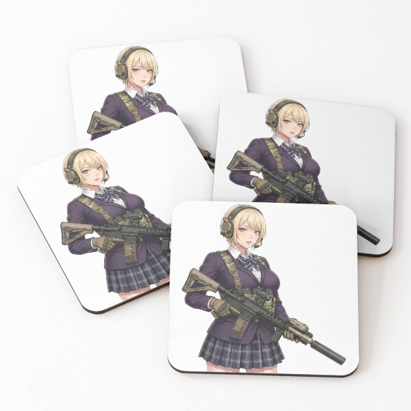 Item preview, Tactical School Girl - Anime Special Ops designed and sold by RAWLIFEGRAPHIC.