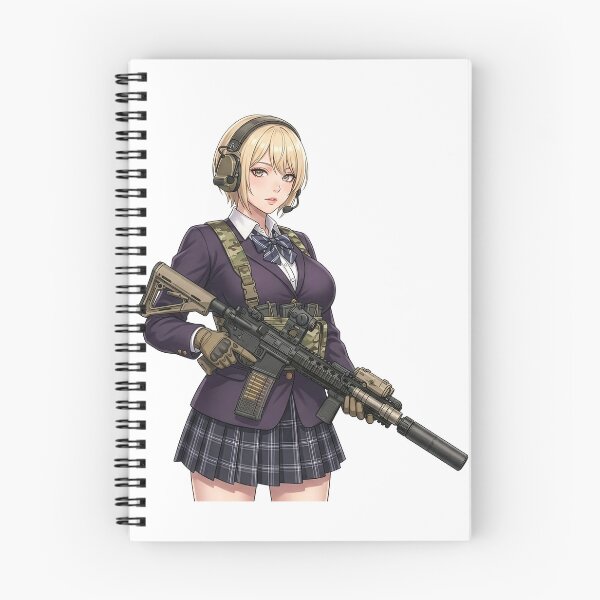 Item preview, Tactical School Girl - Anime Special Ops designed and sold by RAWLIFEGRAPHIC.