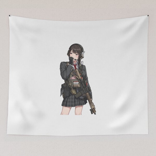 Item preview, Tactical School Girl - Anime Special Ops designed and sold by RAWLIFEGRAPHIC.