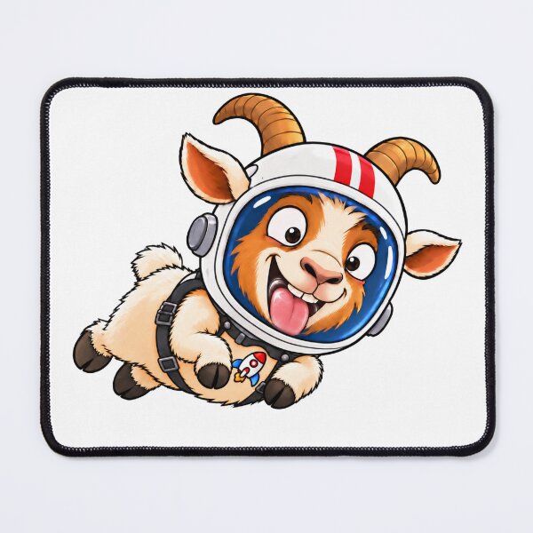 Item preview, Rocket the Flying Goat! designed and sold by RetinaAxion.