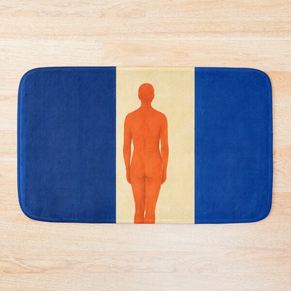 Item preview, 'Before Warmth' — Abstract Blue Figurative Art designed and sold by Moodzu.