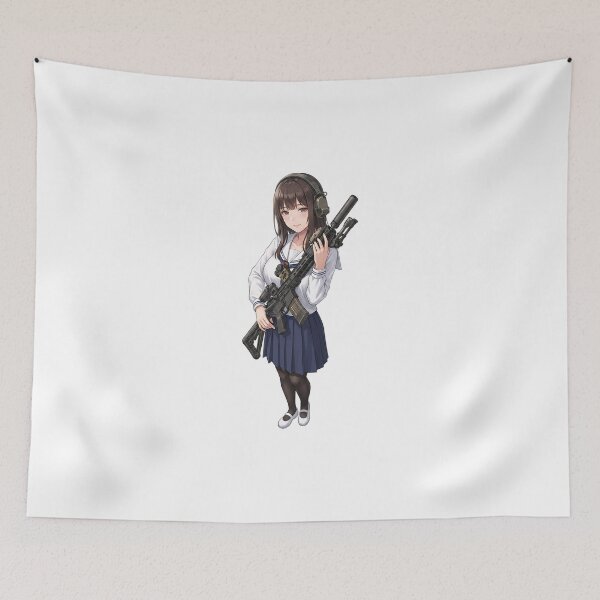 Item preview, Tactical School Girl - Anime Special Ops designed and sold by RAWLIFEGRAPHIC.