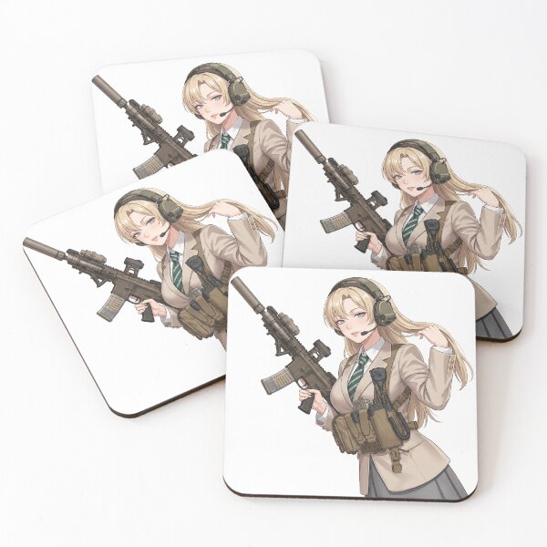 Item preview, Tactical School Girl - Anime Special Ops designed and sold by RAWLIFEGRAPHIC.