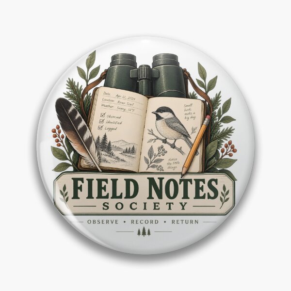 Item preview, Field Notes Society Modern Birding Nature Journal designed and sold by FindYouByZ.
