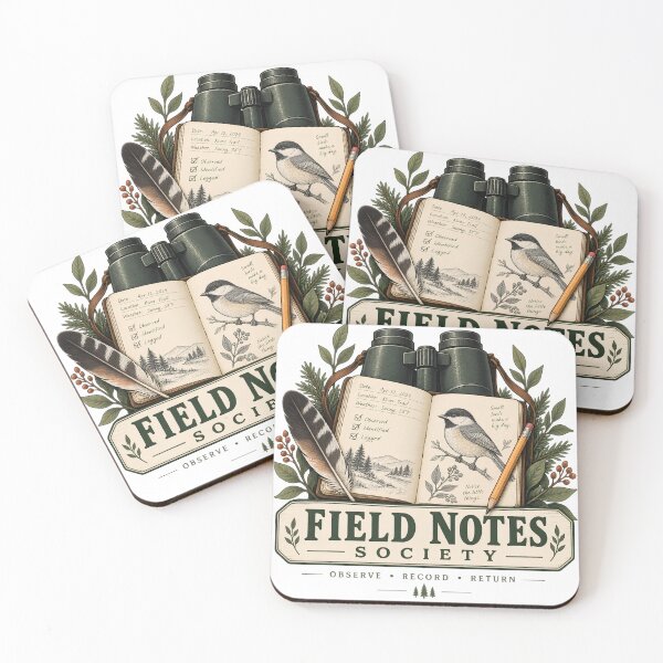 Item preview, Field Notes Society Modern Birding Nature Journal designed and sold by FindYouByZ.