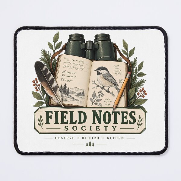 Item preview, Field Notes Society Modern Birding Nature Journal designed and sold by FindYouByZ.