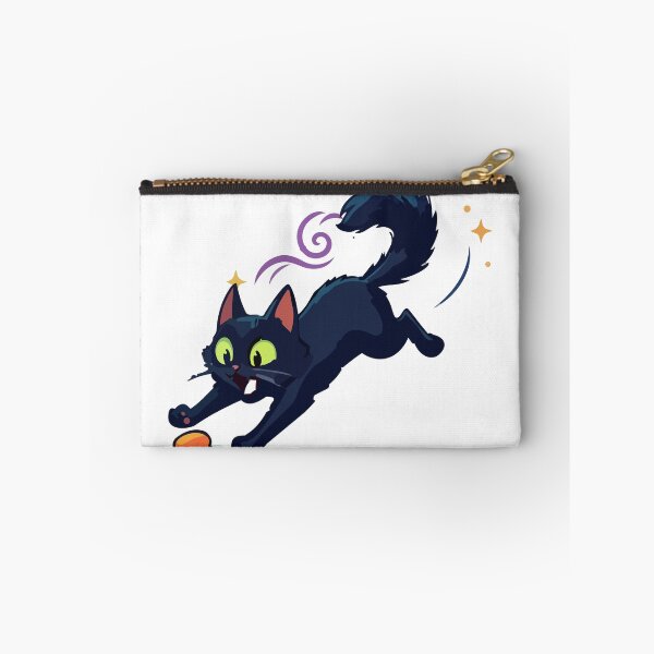 Item preview, Funny Hyperactive Black Cat Zoomies – Playful Kitten Art designed and sold by KMKDesignStudio.
