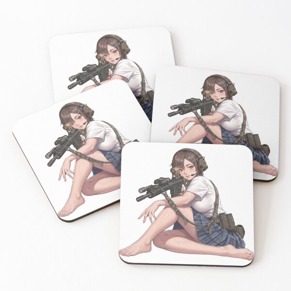Item preview, Tactical School Girl - Anime Special Ops designed and sold by RAWLIFEGRAPHIC.