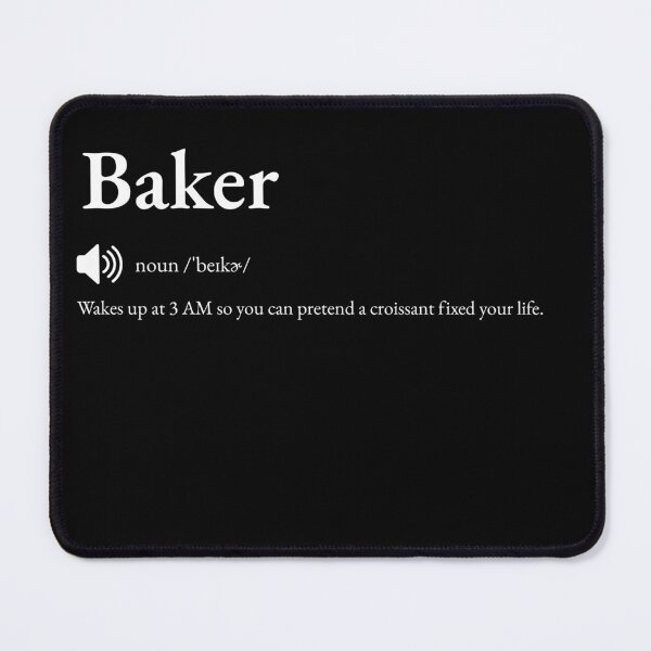Item preview, Baker Funny Definition: Gift for Coworker, Friend or Special Someone | Dough Master's Baking Banter designed and sold by BrooklynRhodes.