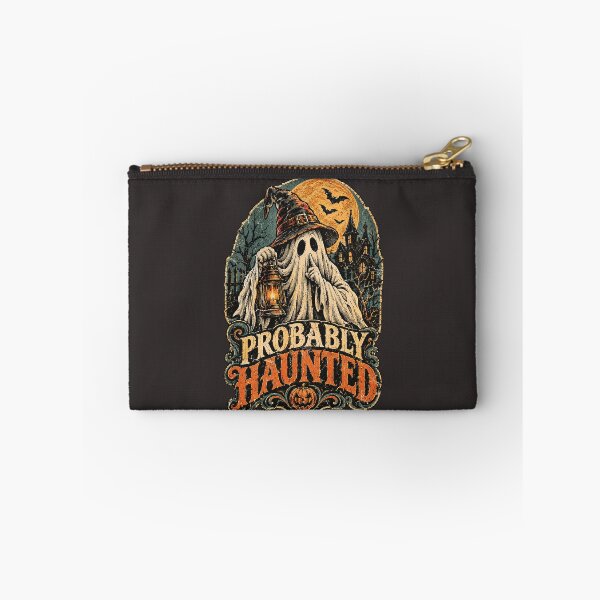 Item preview, Probably Haunted – Spooky Vintage Halloween Ghost. designed and sold by Endless7Art.