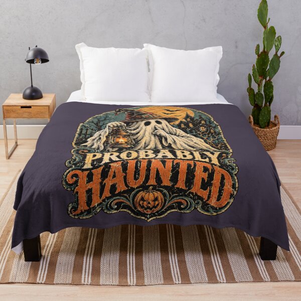 Item preview, Probably Haunted – Spooky Vintage Halloween Ghost. designed and sold by Endless7Art.