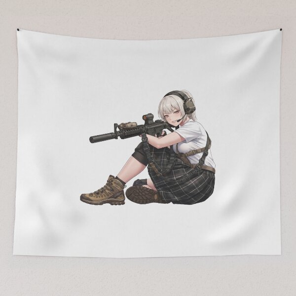 Item preview, Tactical School Girl - Anime Special Ops designed and sold by RAWLIFEGRAPHIC.