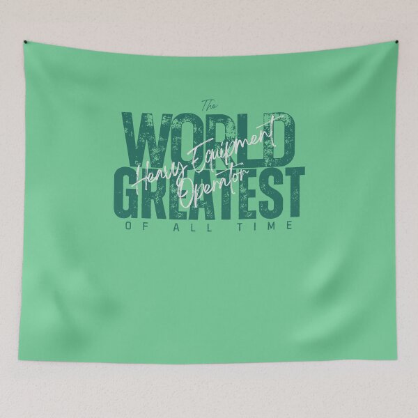 Item preview, World Greatest Heavy Equipment Operator - Coworker Gift For Women - Artistic Green designed and sold by Doiemacreations.