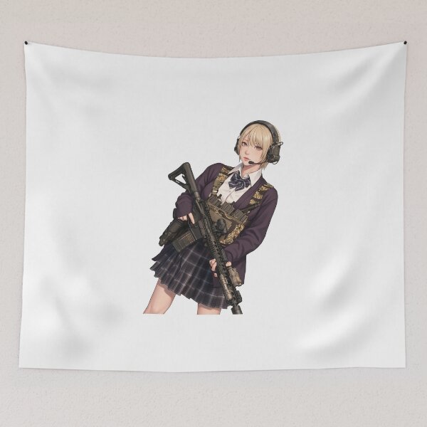 Item preview, Tactical School Girl - Anime Special Ops designed and sold by RAWLIFEGRAPHIC.