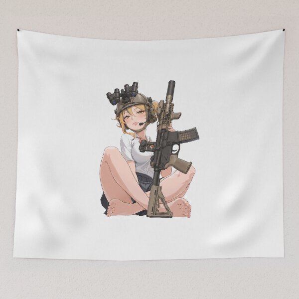 Item preview, Tactical School Girl - Anime Special Ops designed and sold by RAWLIFEGRAPHIC.