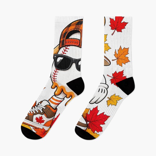 Item preview, Funny Baseball Fall Drip Design, Cool Baseball Mascot Character, Autumn Sports Design for Kids, Trendy Drippy Baseball Graphic designed and sold by Vireltoo.
