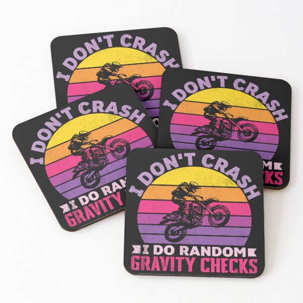 Item preview, I Don't Crash I Do Random Gravity Checks designed and sold by TroyRushGfx.