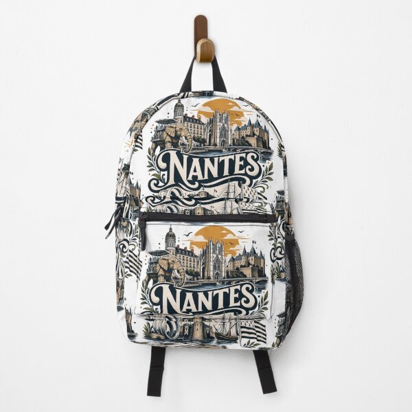 Item preview, Nantes sign with city symbols in vintage style designed and sold by 1enchik.
