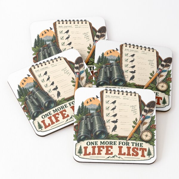 Item preview, One More for the Life List Modern Birder Field Journal designed and sold by FindYouByZ.
