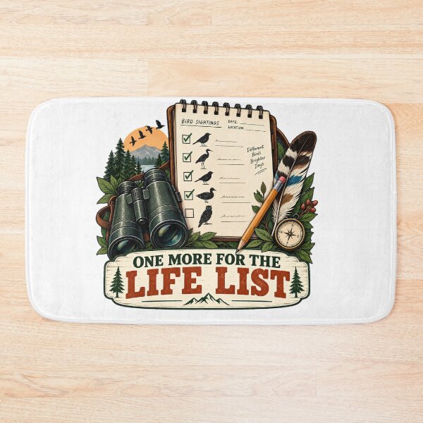 Item preview, One More for the Life List Modern Birder Field Journal designed and sold by FindYouByZ.