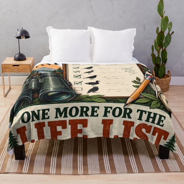 Item preview, One More for the Life List Modern Birder Field Journal designed and sold by FindYouByZ.