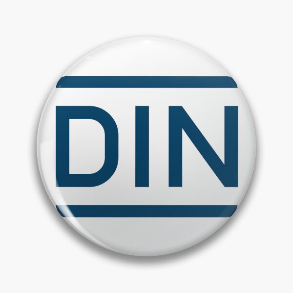 Item preview, DIN German Institute for Standardization Logo Icon designed and sold by fancwbq.