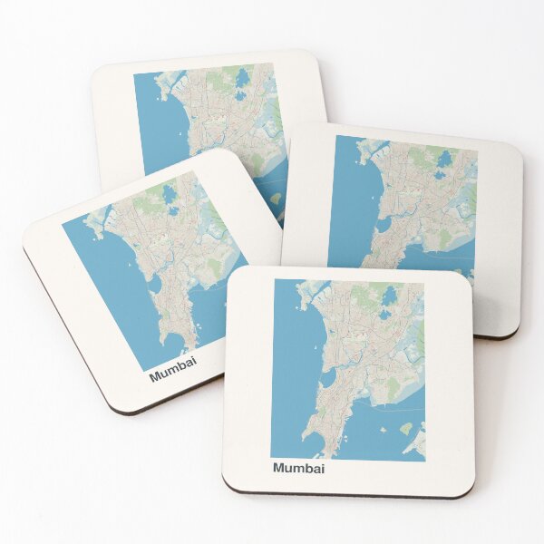 Item preview, Mumbai Minimalistic Map Art designed and sold by MapsNerd.