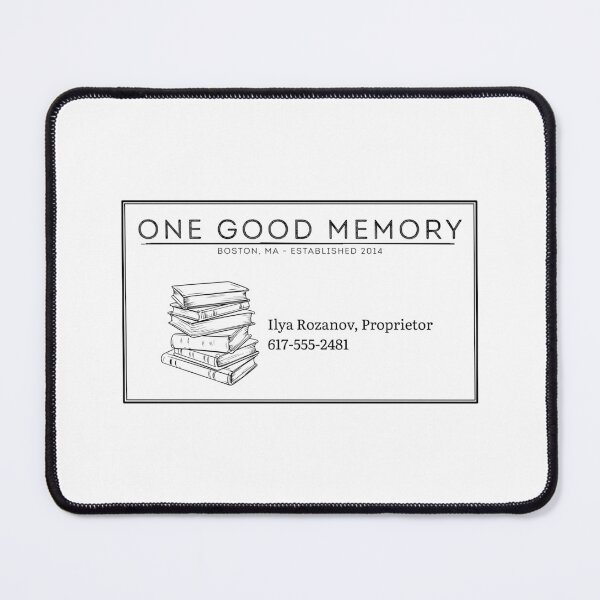 Item preview, Ilya Rozanov's One Good Memory business card designed and sold by melissacarp.